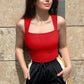 Hot Sale 60% off 🩱Sexy Square Neck Sleeveless Tummy Control Tank Tops Bodysuits