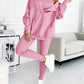 ✨New Arrival 50% Off✨Women's Loungewear Outfit, Sleeveless Vest Top, Oversized Button Hoodie ,Joggers Set