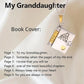My Book Necklace for Daughter,Son or Lover, Birthday Day Gift Graduation Jewelry of Love