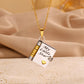 My Book Necklace for Daughter,Son or Lover, Birthday Day Gift Graduation Jewelry of Love