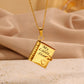My Book Necklace for Daughter,Son or Lover, Birthday Day Gift Graduation Jewelry of Love