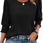 🔥HOT SALE 60% OFF🔥Women’s Casual Three-quarter Sleeve Blouses