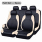 ⭐ 2026 Bestseller | 9-Pieces Full Set Universal Fit Leather Seat Covers | Refresh Your Car Interior 🔥【50% OFF】