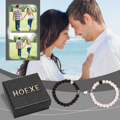 HOEXE Couple's Link Bracelet（1 pair）