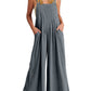 🔥BUY 2 GET 10% OFF💝Women's Sleeveless Wide Leg Jumpsuit with Pockets