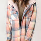 ☘️50% OFF🔥Women's Fall Thickened Flannel Long Sleeve Plaid Jacket Coat with Hood