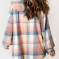 ☘️50% OFF🔥Women's Fall Thickened Flannel Long Sleeve Plaid Jacket Coat with Hood