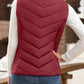 Limited Time Sale🔥Womens Sleeveless Zip Up Outerwear Stand Collar Quilted Puffer Vest