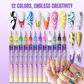 🔥This Week's Special Price  55% off⏳🎨12 Colors Nail Art Pens Set