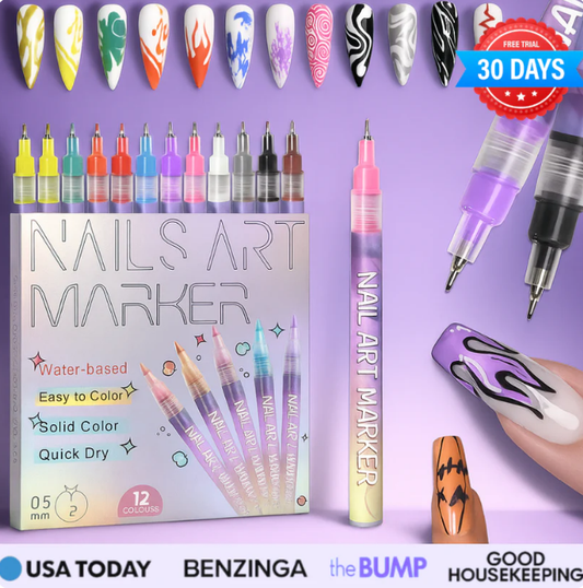 🔥This Week's Special Price  55% off⏳🎨12 Colors Nail Art Pens Set
