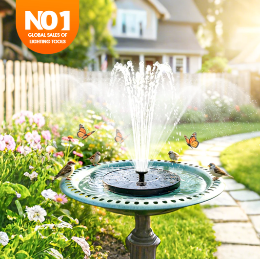 ⏳Time-Limited Special⏰Compact Solar Bird Fountain Pump – Keep Your Garden Alive! 🐦️