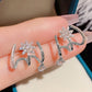 💎 Sparkling Claw Earrings for Women – Unique Claw Cuff, Dangling Gem & Versatile Style 🌟