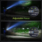 BIG SALE💥Outdoor lighting white laser flashlight with cob warning side work light