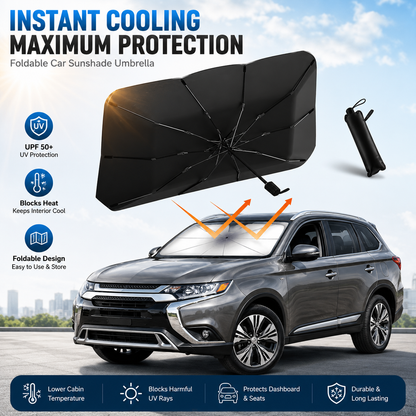 💥Summer Promotion 49% OFF☀️Car Sunshade – Effective Heat Insulation, UV Block & Easy Foldable Auto Windshield Protector