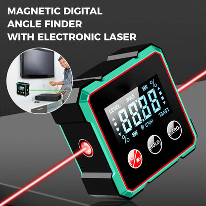 HOT SALE 50%OFF🔥Magnetic Digital Angle Finder with Electronic Laser
