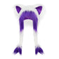 ⚡ Flash Sale 50%OFF – Fluffy Cat Ear Hat | Halloween & Christmas Cozy Plush Headwear