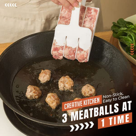 🏆LAST DAY SALE 50% OFF🔥Creative Kitchen Triple Meatball Maker