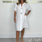 Summer Sale 49% OFF💃2025 New Plus Size Button-up Tunic Dress