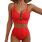 🌷LAST DAY SALE 55% OFF!!💥Women's Push Up High Waist Bikini Set