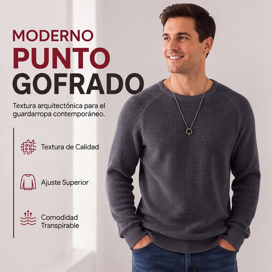 ✨2026 Collection at 50% OFF & FREE SHIPPING✈️JMIERR Men's Crewneck Sweater Soft Casual Sweaters Classic Long Sleeve Pullover Sweaters with Ribbing Edge