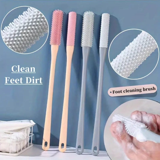 🔥Summer Hot 45% OFF🔥 Toe Seam Massage Brush and Soft Rubber Foot File