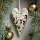 🎅Best Christmas Gift💖DIY Heart Shaped Hand Embroidered Christmas Ornament/Ornament Kit