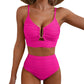 🌷LAST DAY SALE 55% OFF!!💥Women's Push Up High Waist Bikini Set