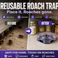 🏆 Last Day Special Price £6.99🔥Reusable Effective Roach Trap， Non-Toxic Sticky Cockroach Catcher for Kitchen Home Indoor Pest Control
