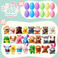 🔥2025 HOT SALE 🐇 Happy Easter - 12/24/36 Pcs Prefilled Easter Eggs, Filled with Plush Animal Toys