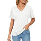 💕Big Promotion- 50% OFF🌷V-Neck Solid Color Loose Ladies Tops