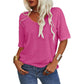 💖✨This Week's Special Price ￡11.99🌸Women's Solid Color V-Neck T-shirt [On Sale & Quick Ship!]