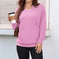 Women's Hatless V-Neck Hoodie with Pockets