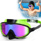 🔥Summer Cool Deal: £7.99!!🏆#1 Bestselling🏊‍♀️HD children's large frame waterproof and anti-fog swimming goggles