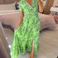 (💃Hot Sale - 49% OFF🔥Free Shipping)Floral Print V-neck Dress