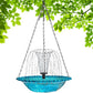 🌸Spring Promotion--Solar Powered Hanging Bird Bath Fountain