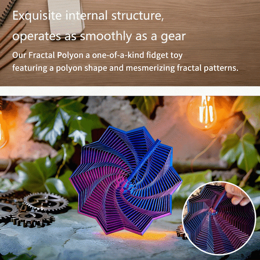 🎉BUY 1 GET 1 FREE🌀3D-Printed Fractal Fidget Polygon
