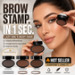 ✨Buy 1 Get 1 Free 🖌️50K+ Sold!!!🖤Eyebrow Stamp Powder Kit with Applicator Brush,  Waterproof Long Lasting 24H Wear Eyebrow Makeup