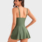 🔥LAST DAY SALE - ONLY £12.99!!⚡50K+ SOLD!👙Women's One Piece Tummy Control Tie Knot Swimsuit