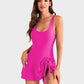 🔥LAST DAY SALE - ONLY £12.99!!⚡50K+ SOLD!👙Women's One Piece Tummy Control Tie Knot Swimsuit
