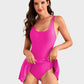 🔥LAST DAY SALE - ONLY £12.99!!⚡50K+ SOLD!👙Women's One Piece Tummy Control Tie Knot Swimsuit