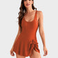 🔥LAST DAY SALE - ONLY £12.99!!⚡50K+ SOLD!👙Women's One Piece Tummy Control Tie Knot Swimsuit