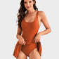 🔥LAST DAY SALE - ONLY £12.99!!⚡50K+ SOLD!👙Women's One Piece Tummy Control Tie Knot Swimsuit