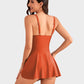 🔥LAST DAY SALE - ONLY £12.99!!⚡50K+ SOLD!👙Women's One Piece Tummy Control Tie Knot Swimsuit
