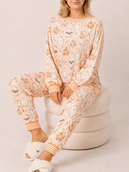 ⏳Limited-time 49% off⏰🎄Women's Cute Holiday‑Print Pajama Set