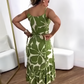💖LAST DAY PROMOTION - 50%OFF💖Women's Casual Resort Print Gathered Tunic Dress