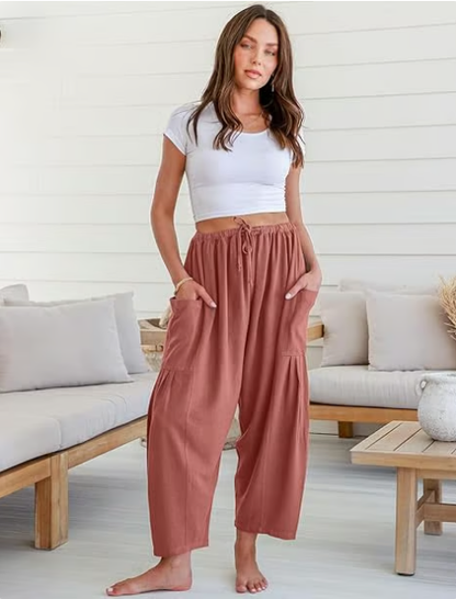 💥This Week's Special Sale 49% OFF🎁☀️Women's Linen Wide Leg Pants with Pockets