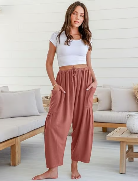 💥This Week's Special Sale 49% OFF🎁☀️Women's Linen Wide Leg Pants with Pockets