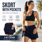 🌞Surprise Price: ￡9.99 Today!!🏆Anti-Chafing Active Skort – Super soft and comfortable🏃‍♀️🎾