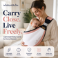👶 4-in-1 Breathable Baby Carrier – 0-36 Months, Front/Back/Facing In/Out – Hands-Free Comfort for Parent & Baby! ✨