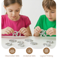 🔥Last Day Promotion 63% OFF🧠🔠Metal Puzzle Ring Set (8-Piece) Blue Edition Brain Teaser Game